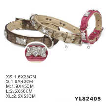 Wholesale China PU Waterproof Dog Collar (YL82405)